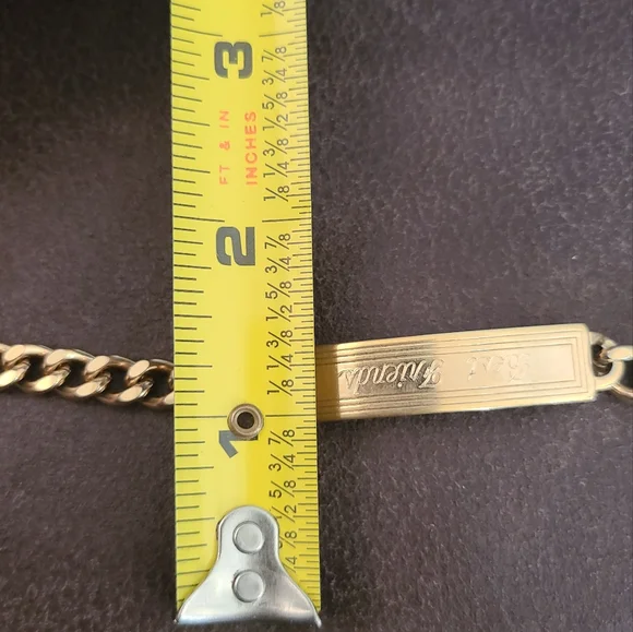 Splidel Usa Gold stainless steel Bracelet. - Picture 3 of 6